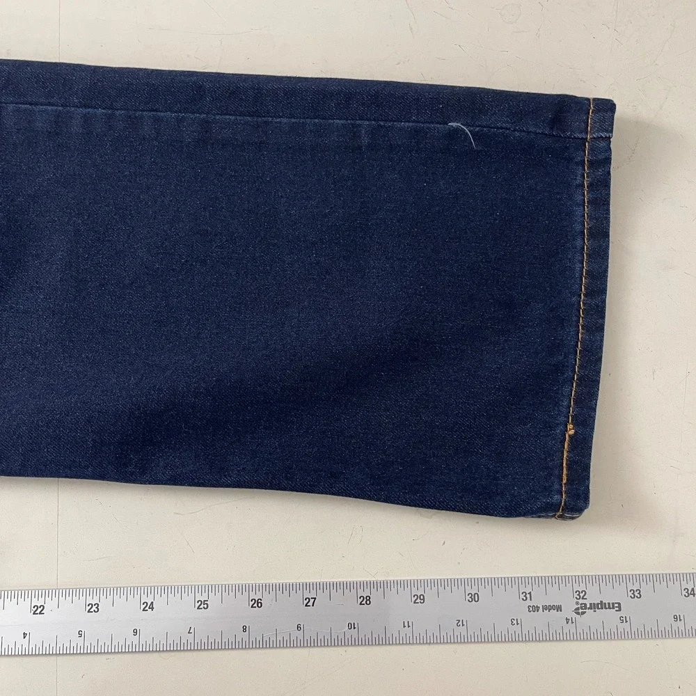 Levis 513 Jeans Mens 38x32 Blue Slim Straight Jeans Indigo Denim Preppy Grunge
